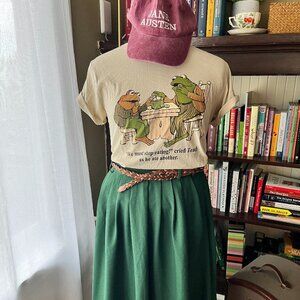 ModCloth Breathtaking Tiger Lilies Midi Skirt